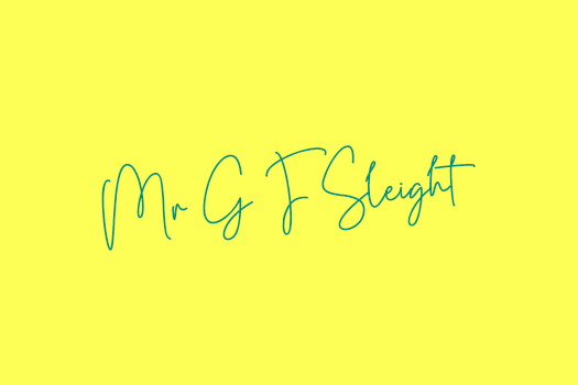 Mr G F Sleight